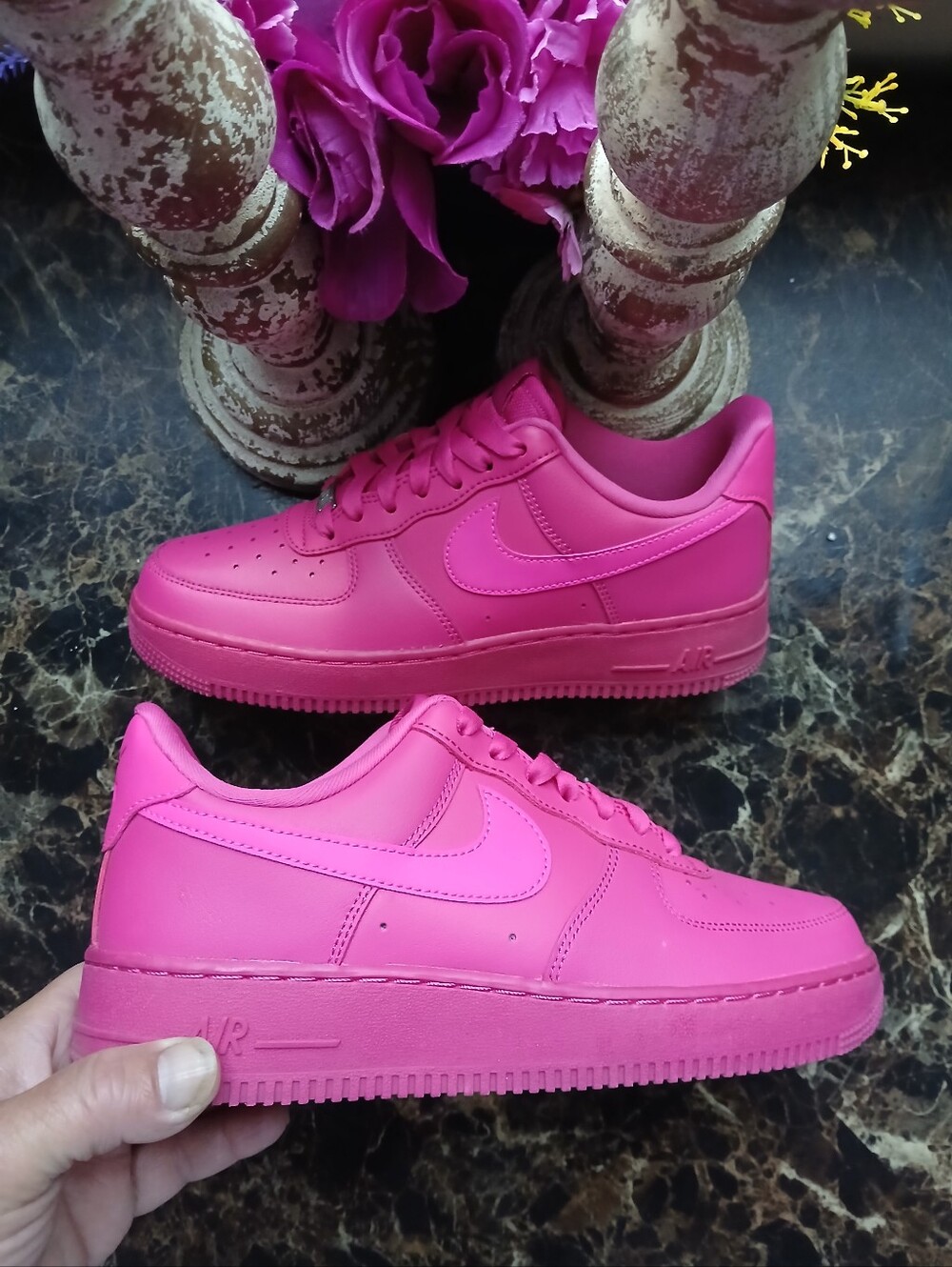 Nike AF1 'Fireberry' Streetwear/Lifestyle Shoes Size 8.5 for Women